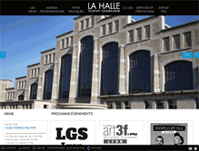 Tablet Screenshot of halle-tony-garnier.fr